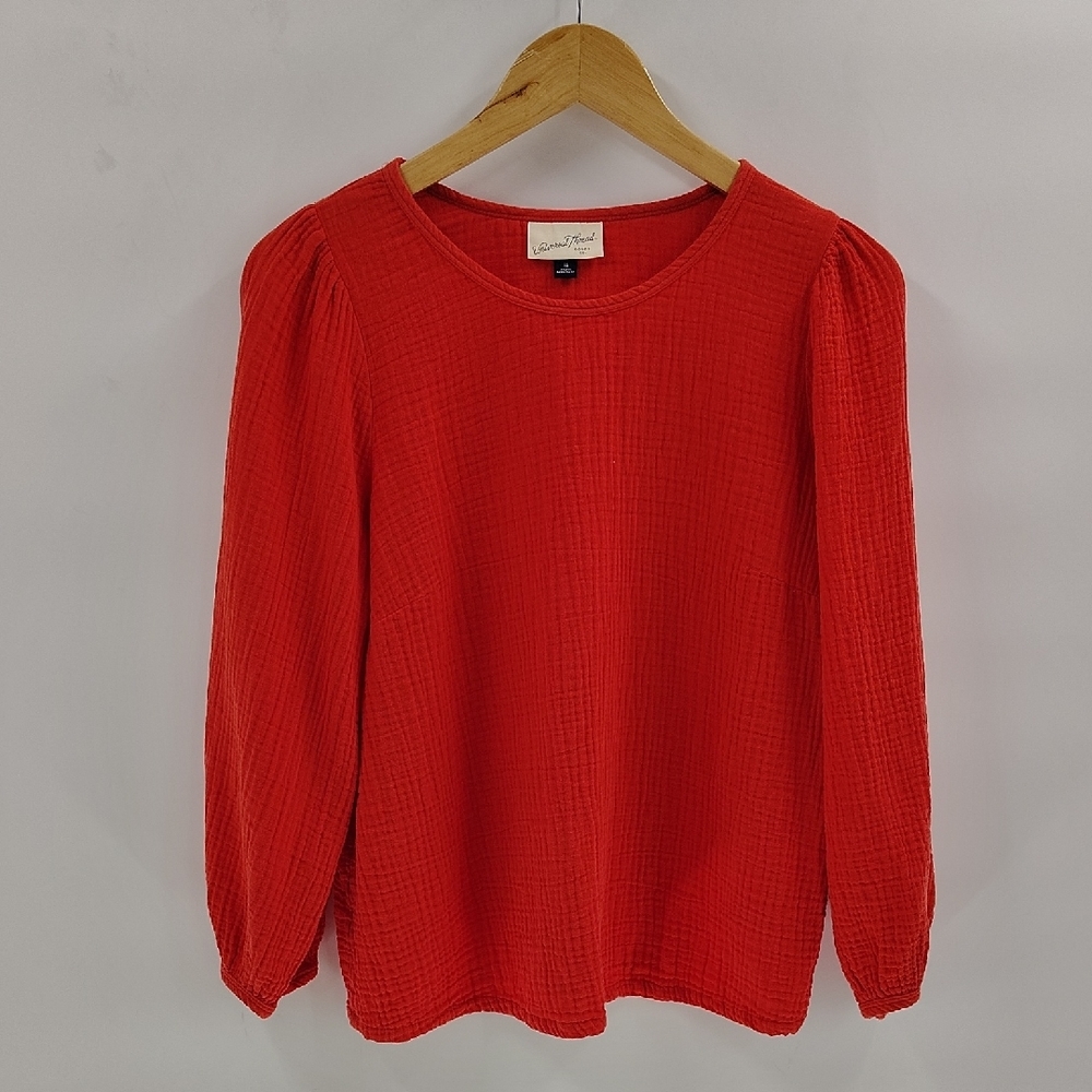 Universal Thread pullover top size Medium Gauze T… - image 1